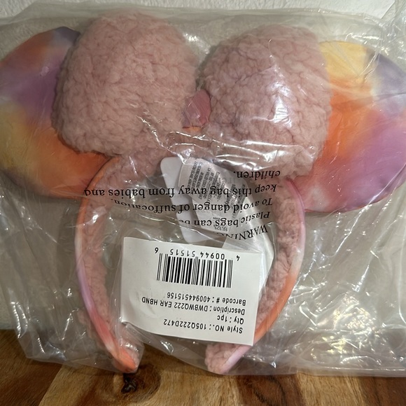 Pink Tie Dye Minnie ears NWT - Picture 3 of 4